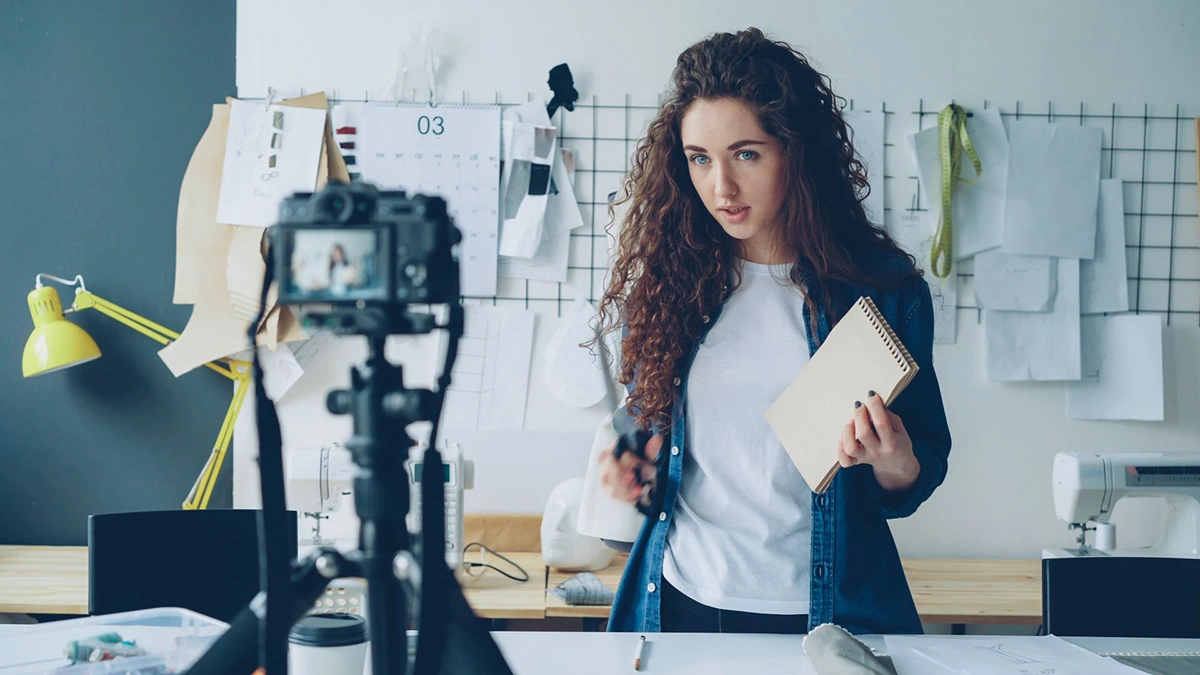 New content creator planning first steps of an online business